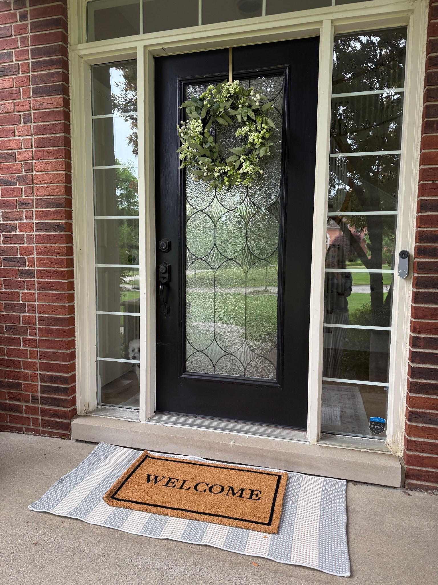 Our front door could use some love, so a quick Amazon order and she’s looking much more summery! This wreath folds in half for easy storage as well!

#LTKHome