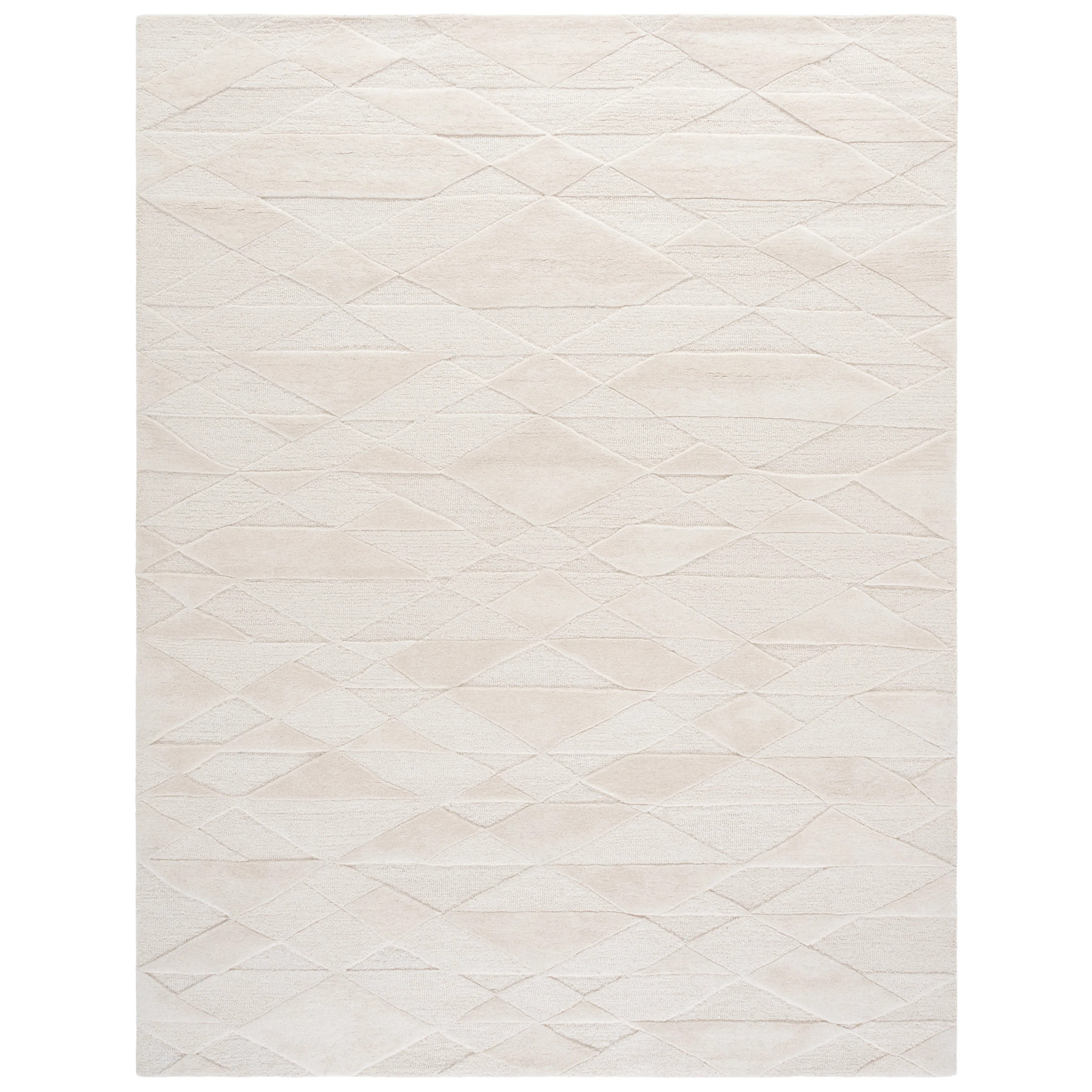 Rodeo Drive Hand Tufted Wool/Cotton Solid Color Rug in Ivory | Wayfair North America