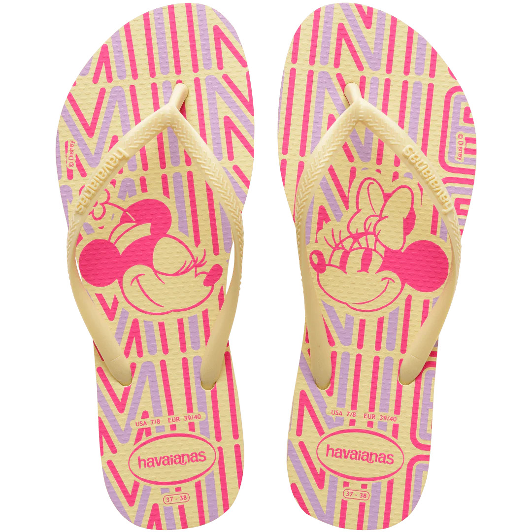 Women's Disney Slim Flip Flops Buttercream | Havaianas | Havaianas