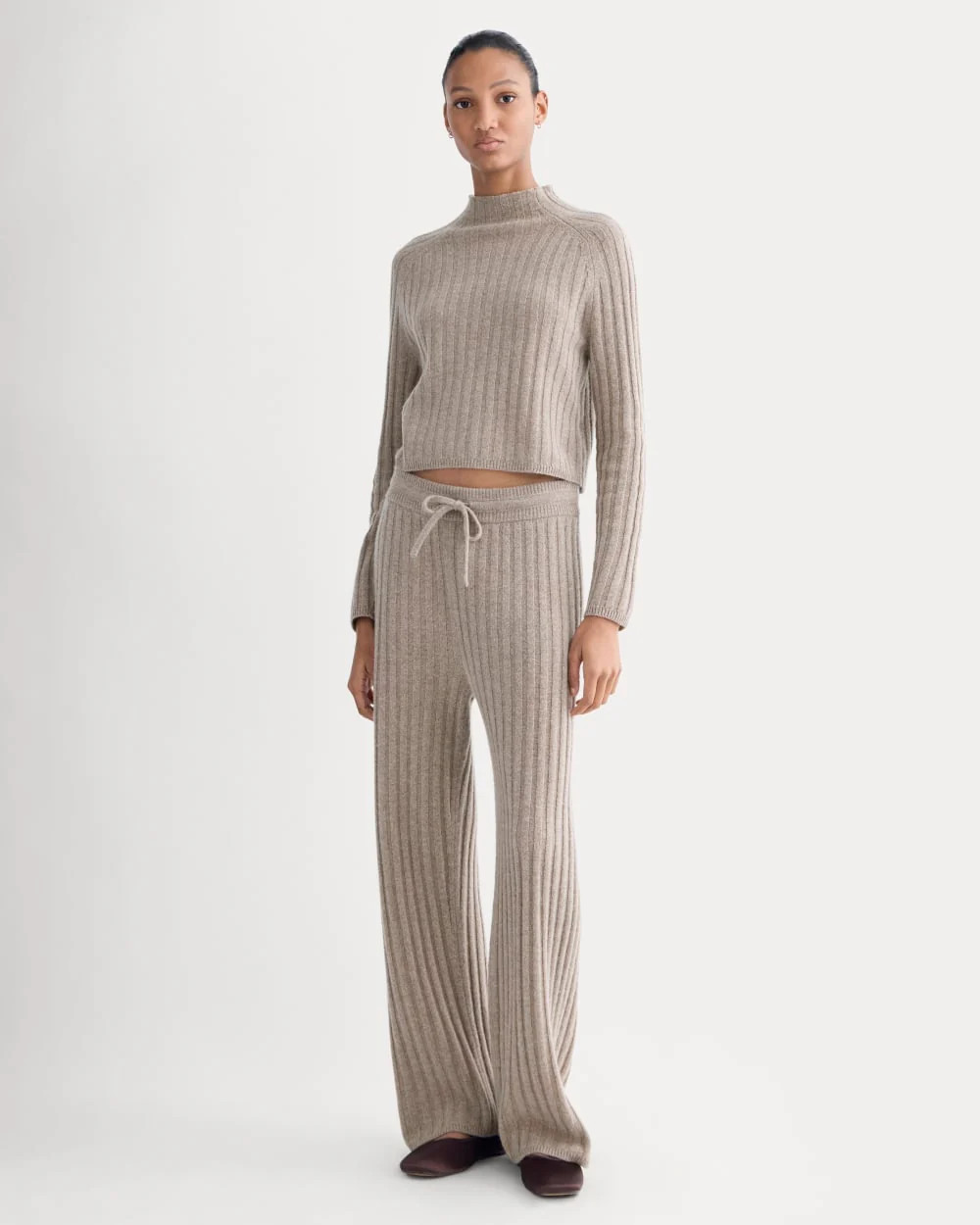 Straight-Leg Pant in Wool Cashmere | Oatmeal | Everlane