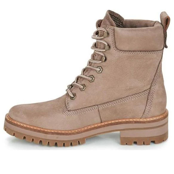 (WMNS) Timberland Courmayeur Valley 6 Inch Ankle Boot 'Taupe Nubuck' | KICKS CREW