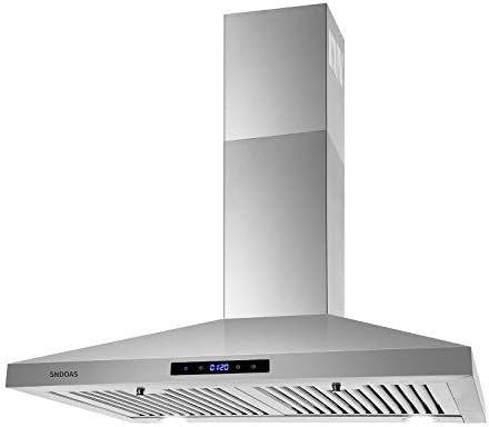 SNDOAS Range Hood 30 inches,Stainless Steel Wall Mount Range Hood,Vent Hood 30 inch w/Touch Contr... | Amazon (CA)