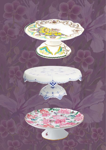 Colourful and fun cake stands to make your desserts stand out ! 