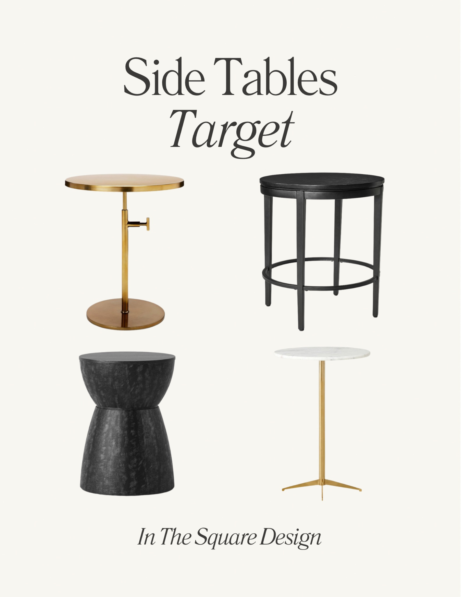 Target Side Tables! In stock now & some on sale 



#LTKfindsunder100 #LTKsalealert #LTKhome