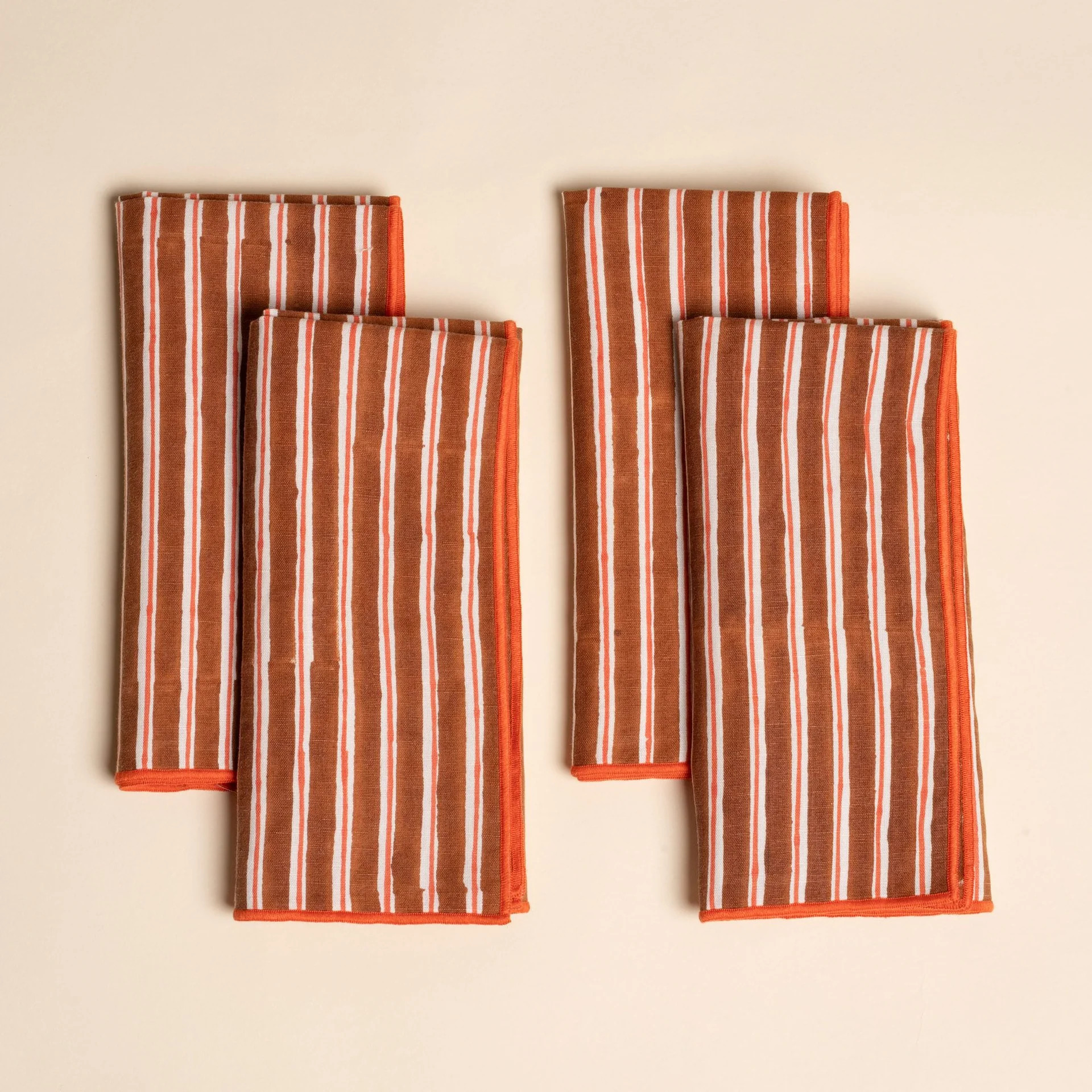 Striped Linen Napkin, Set of 4 | East Fork Pottery