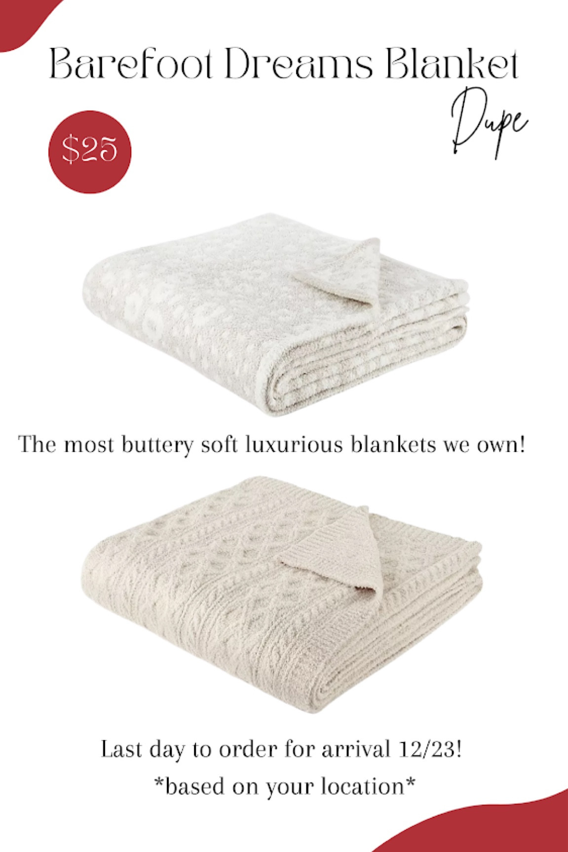 Barefoot dreams blanket dupe, luxe blanket

#LTKHoliday #LTKSeasonal #LTKGiftGuide