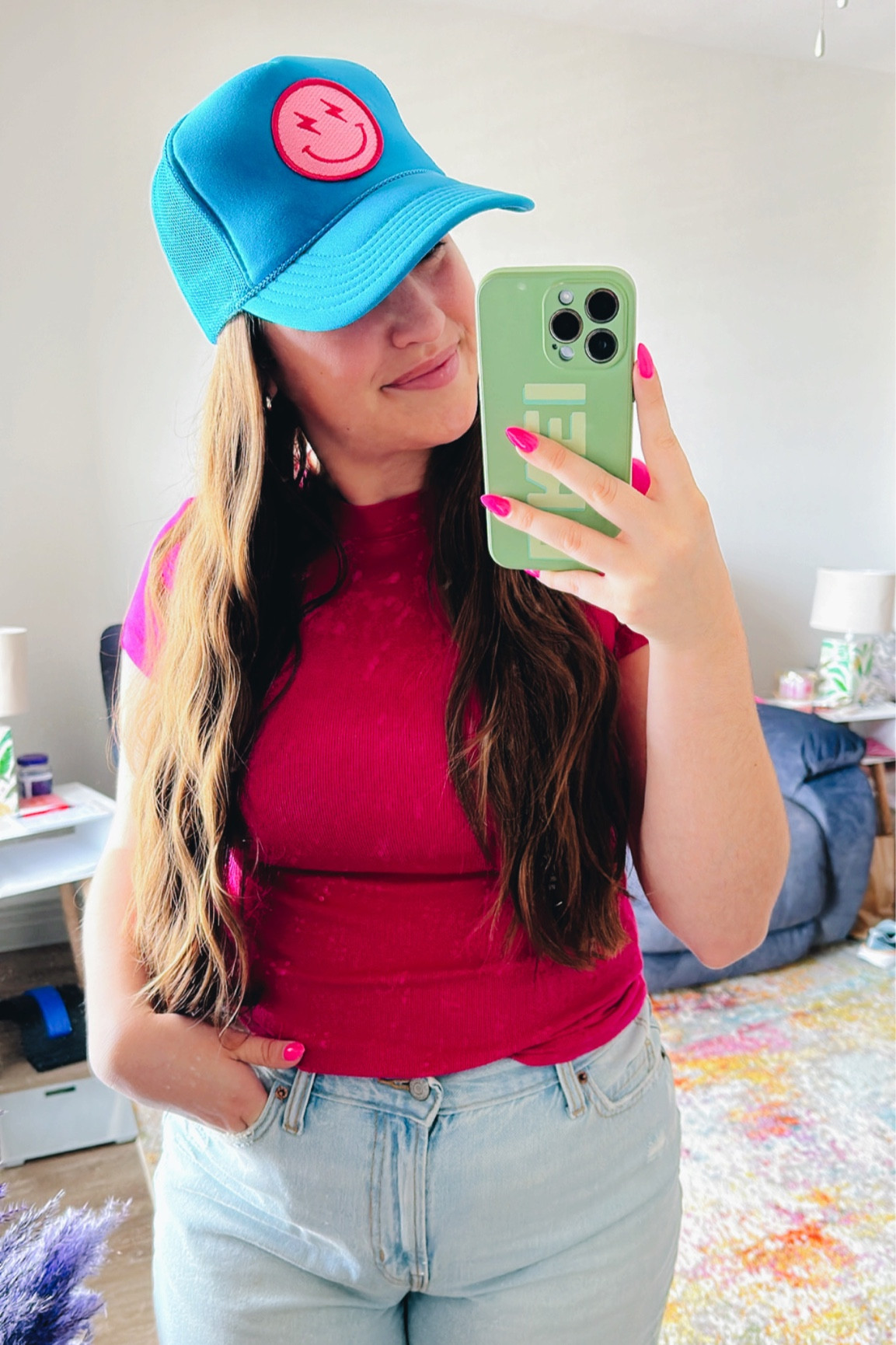 fri-yay ootd🦋💖✨ I have this ribbed tee in every color from target! They are amazing staples to style with! 

#LTKunder50 #LTKstyletip