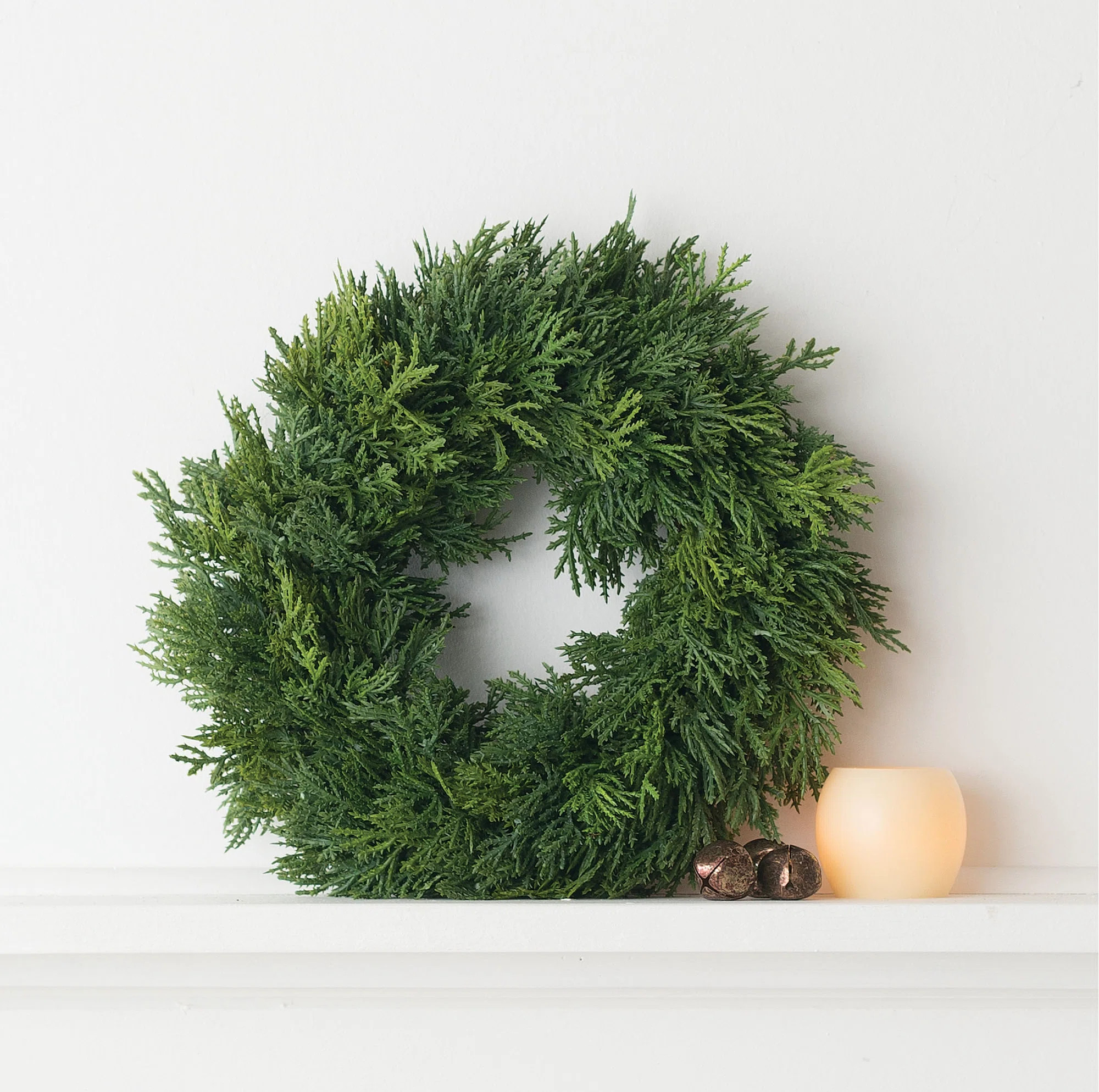 The Holiday Aisle® Artificial Lush Cedar Wreath & Reviews | Wayfair | Wayfair North America