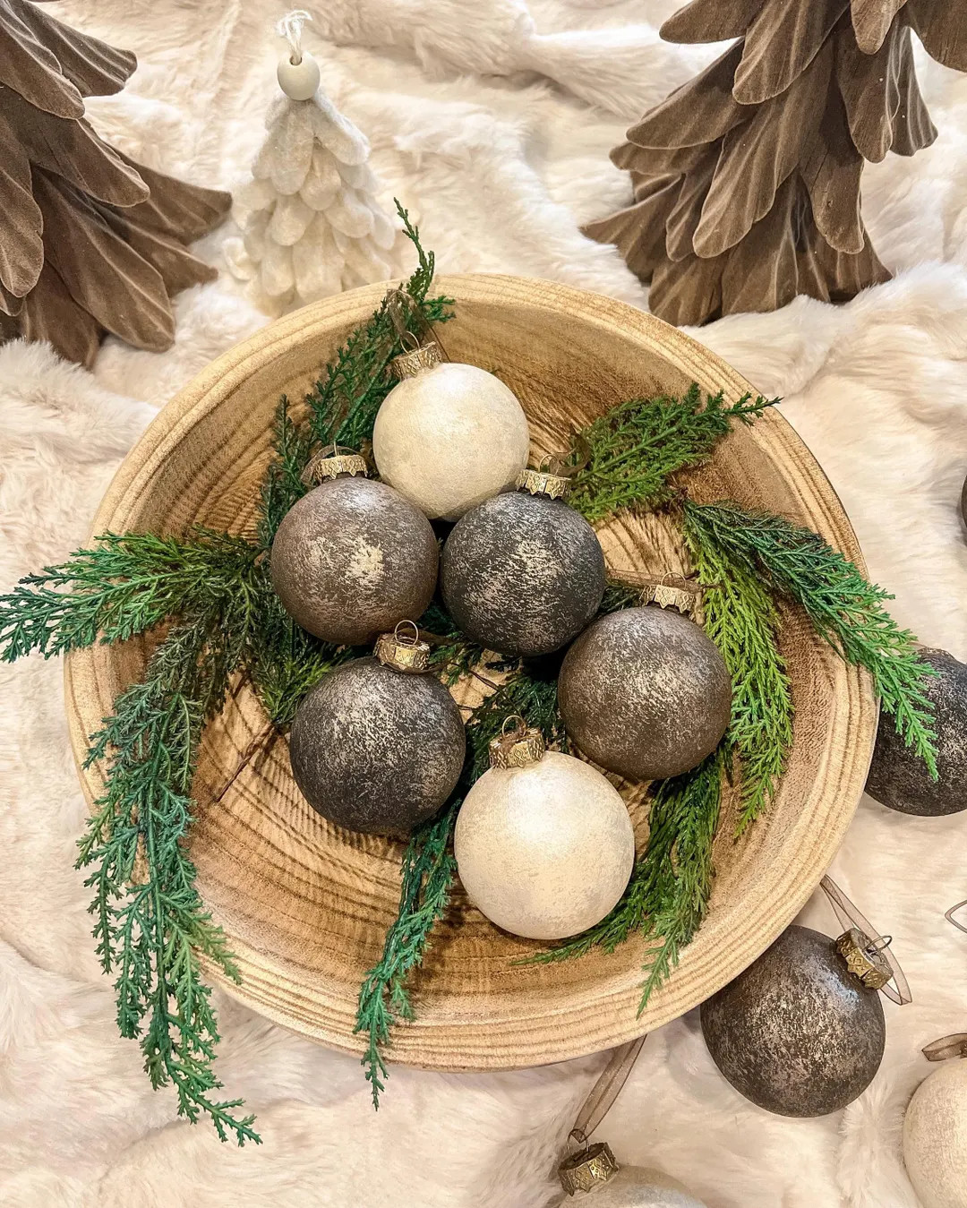 Moody Earth Handcrafted Ornaments | Set of 6 | Earth Toned | Metallic | Matte - Etsy | Etsy (US)