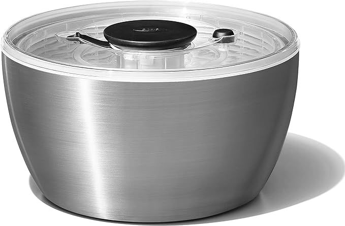 OXO Good Grips Stainless Steel Salad Spinner, 6.34 Qt. | Amazon (US)