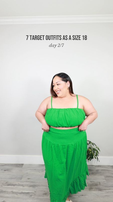 Summer Outfit Set from Target

I’m wearing a size 1x in both top and bottom but could have sized down on bottoms as the elastic wait band is super stretchy 

#LTKcurves #LTKSeasonal