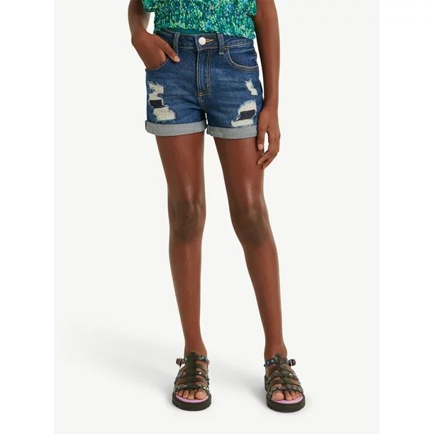 Justice Girl's Mini Mom Short, Sizes 6-18, Slim & Plus | Walmart (US)
