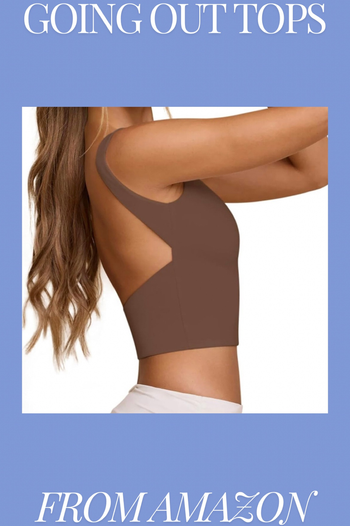 going out top from amazon! skims dupe top. fitted going out top! super easy to throw on and pair with jeans for a night out in college or with the girls!!! would also be perfect for a dinner date night or going to grab drinks! 