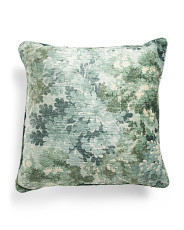 24x24 Tapestry Leaves Printed Velvet Oversized Luxe Pillow | Throw Pillows | Marshalls | Marshalls