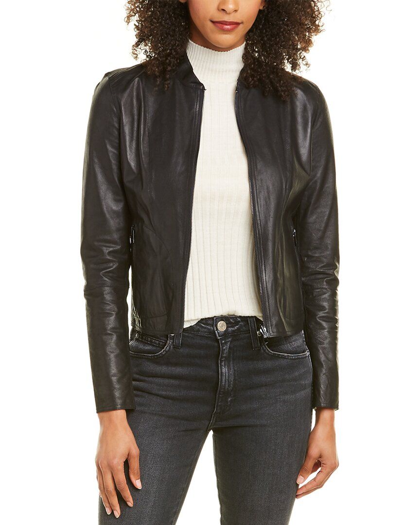 LAMARQUE Chapin Leather Jacket | Gilt