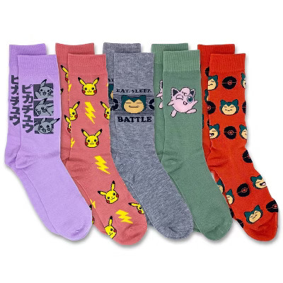 Pokemon Crew Socks - 5pk | Target