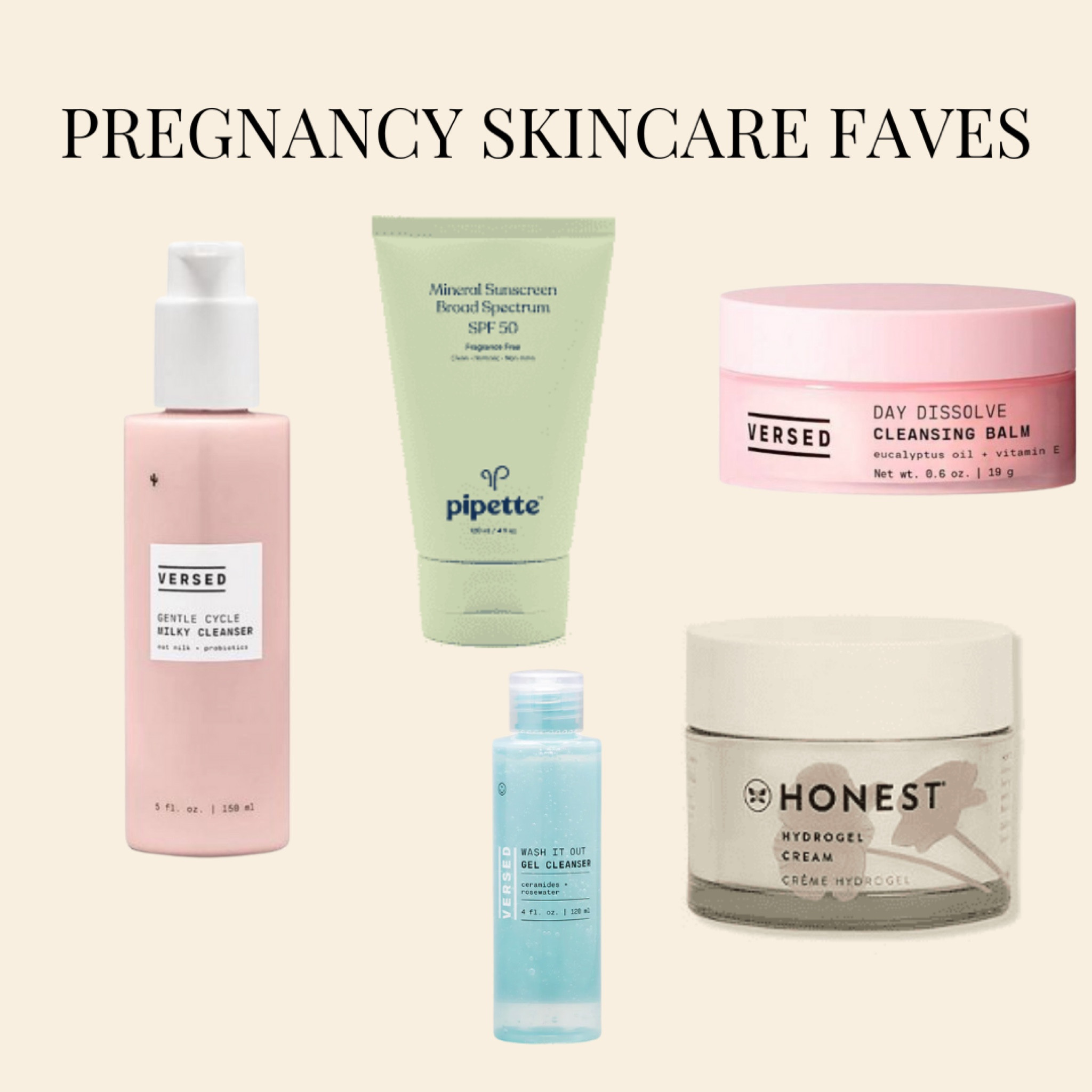 Pregnancy safe skincare I use every day!

#LTKunder50 #LTKbaby #LTKbump