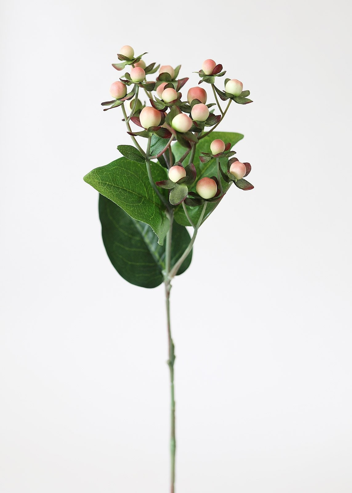 Pink Artificial Hypericum Berries - 22.5" | Afloral (US)
