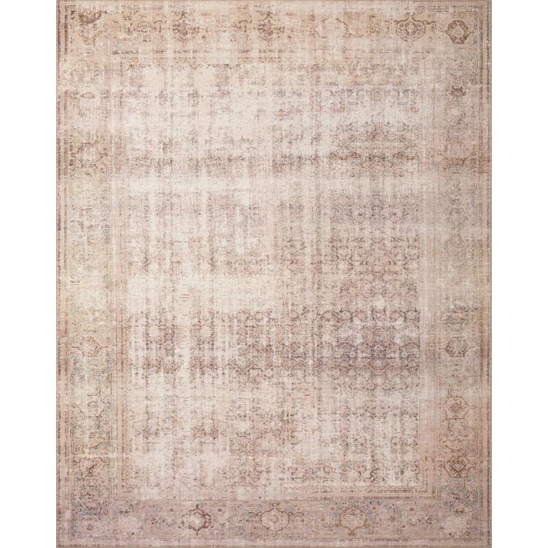 Georgie Power Loom Performance Ocean/Sand Rug | Wayfair North America