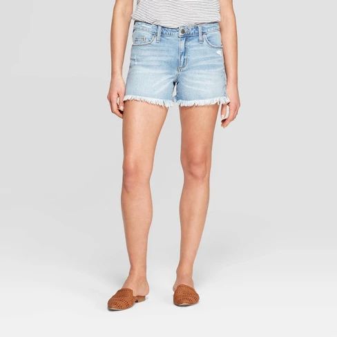 Women's High-Rise Jean Shorts - Universal Thread™ Light Wash | Target