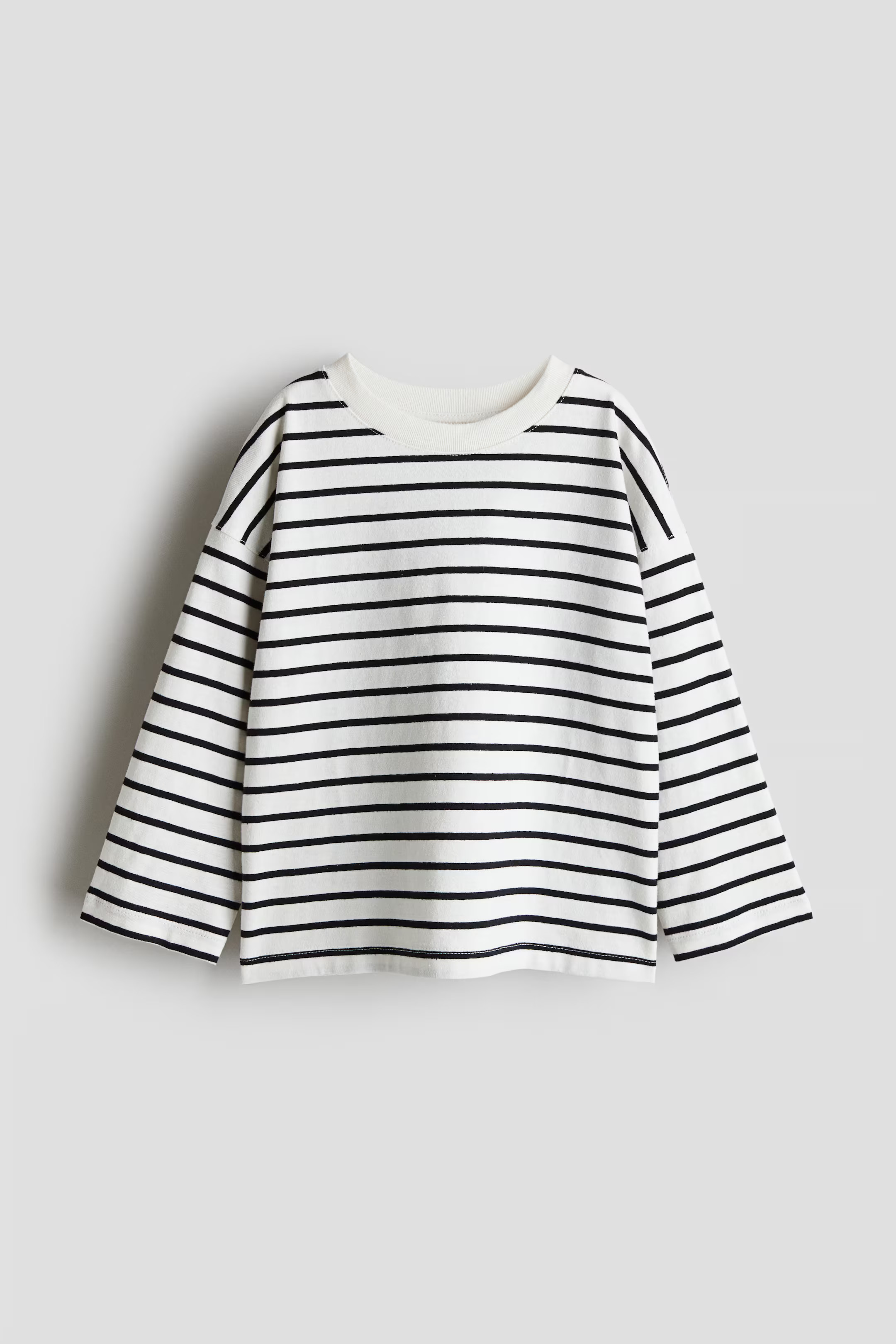 Long-sleeved T-shirt - White/striped - Kids | H&M US | H&M (US + CA)