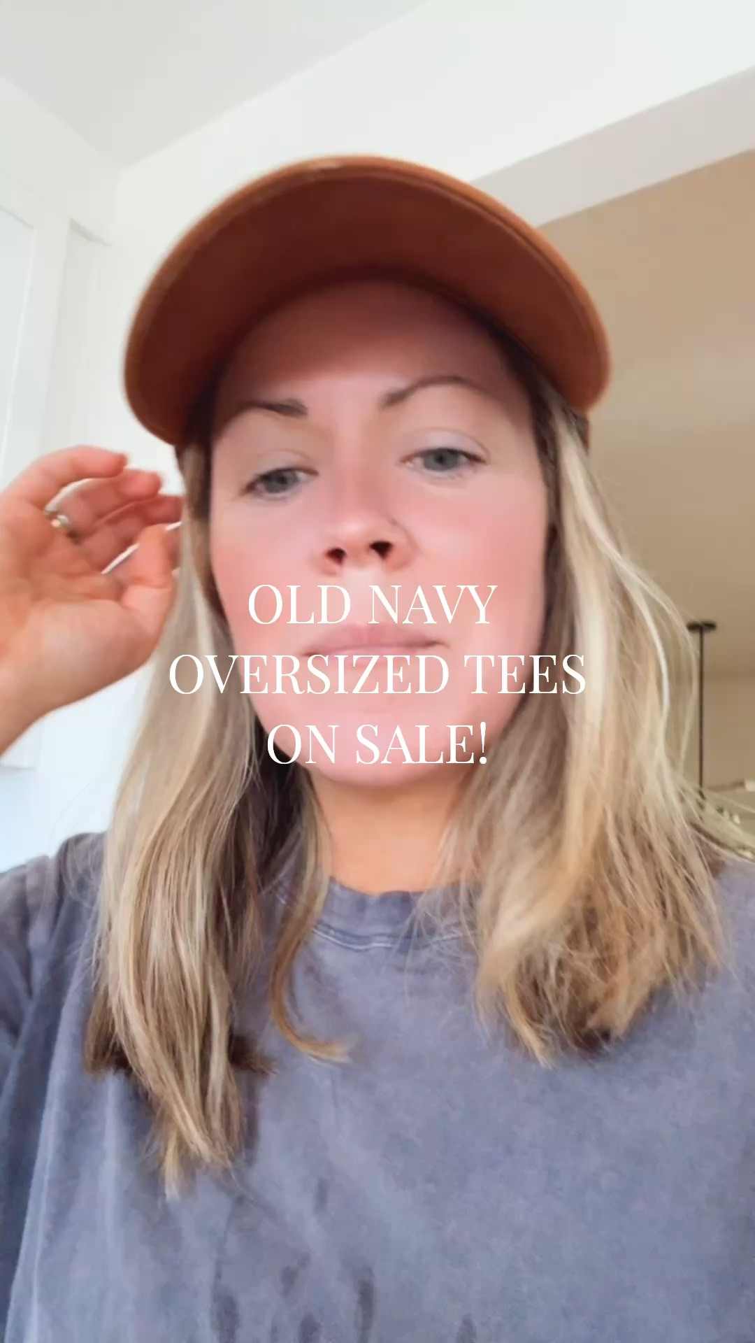 Old Navy oversized tee on sale! Wearing an XS. Perfect for leggings and biker shorts for kids sports games, errands, etc. 

#LTKSaleAlert #LTKootd #LTKPetite