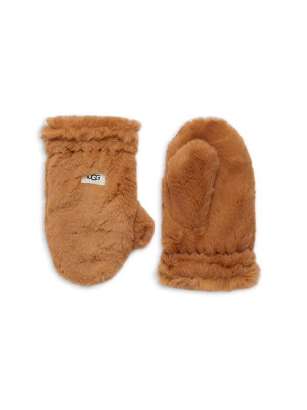 UGG Kid's Faux Fur Mittens on SALE | Saks OFF 5TH | Saks Fifth Avenue OFF 5TH