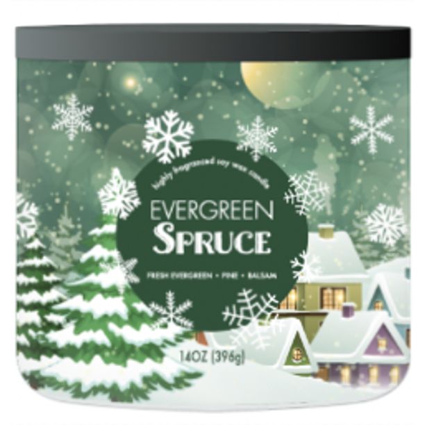 Evergreen Spruce Holiday Time Candle | Walmart (US)