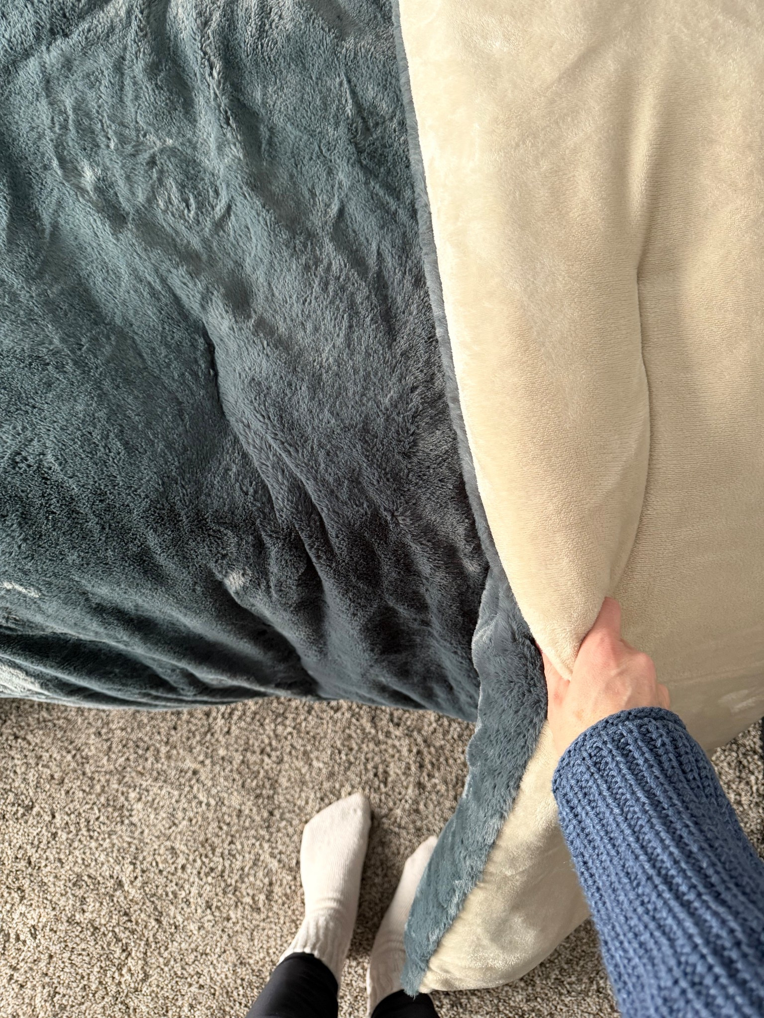 The softest blanket EVER! I have this, inducer comforter, and I loved it so much. I bought one for my kids.!! we live in the north and it gets very cold here! The cozier are the better! 

#LTKHome #LTKSeasonal