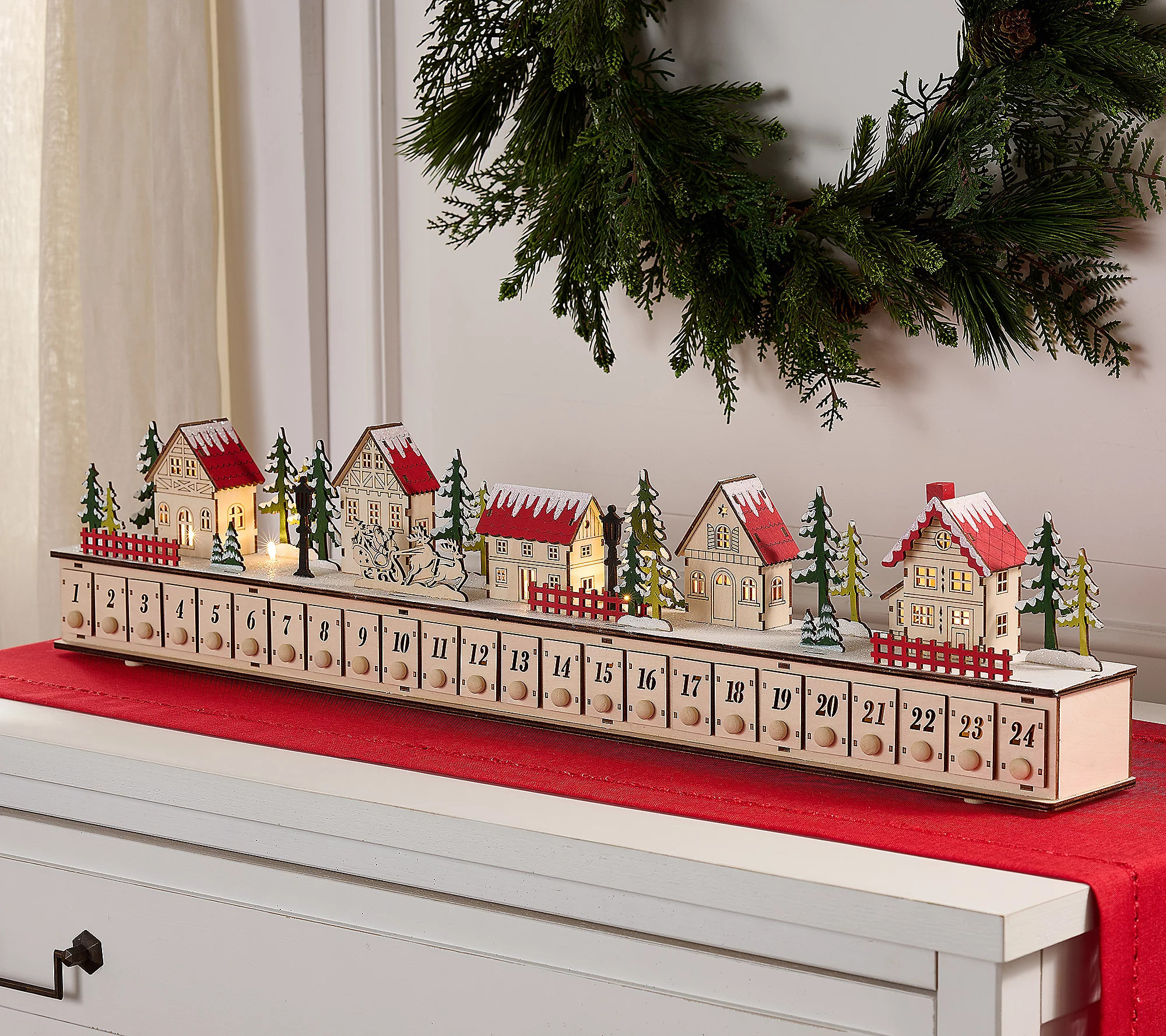 As Is Home Reflections ChristmasVillageAdvent Calendar | QVC