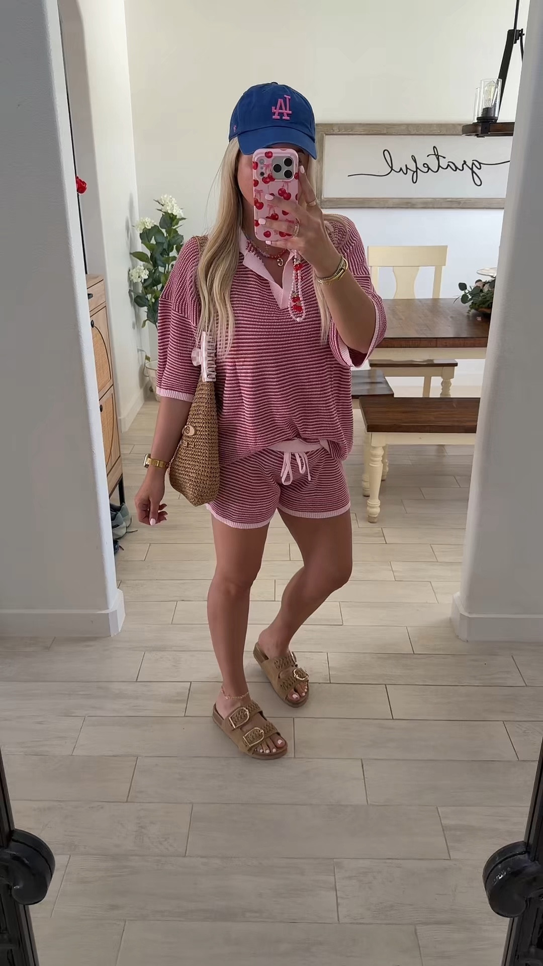 Matching set 40% off
Size m
Sandals tts

#LTKootd #LTKSaleAlert