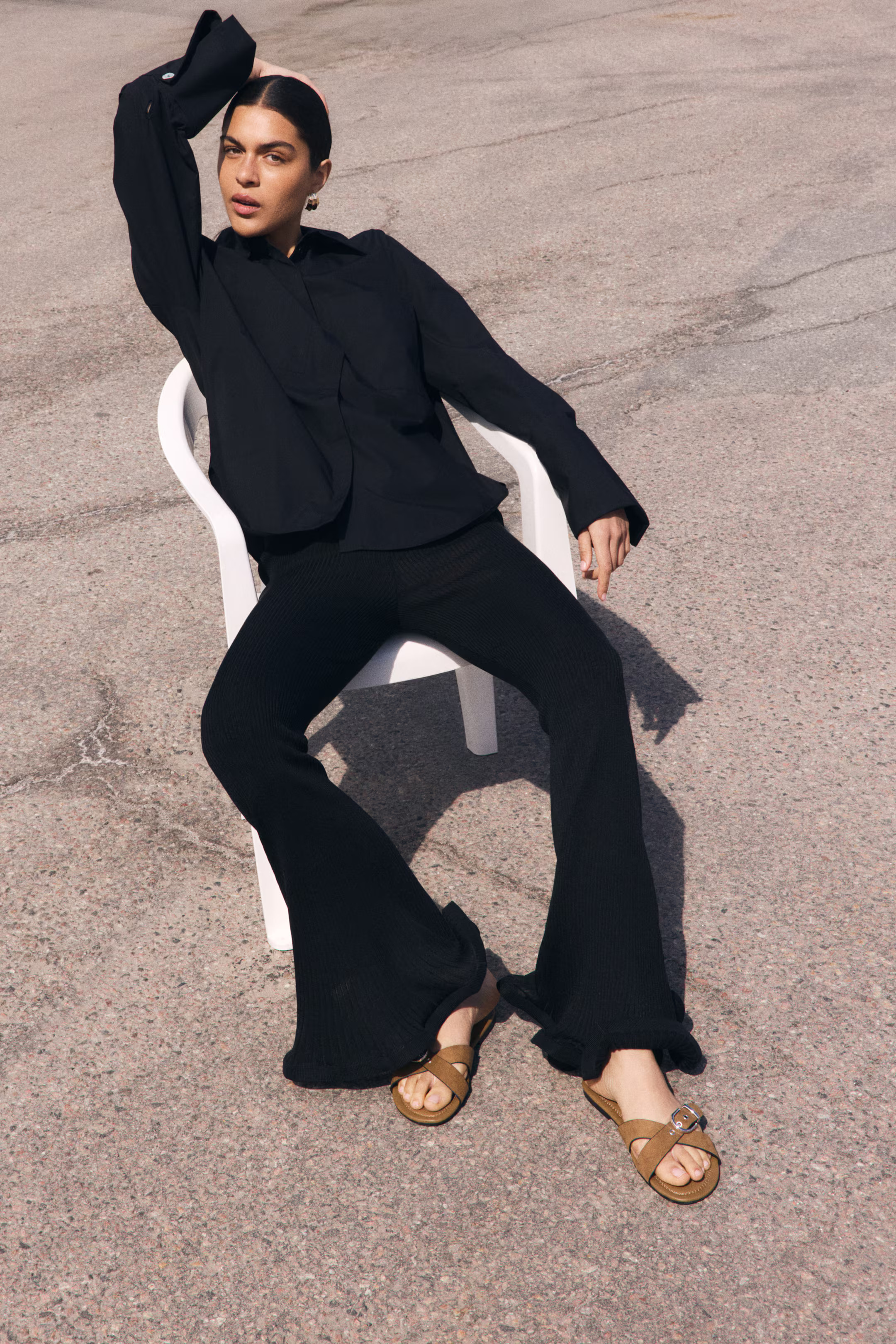 Crossover-strap sandals | H&M (US + CA)