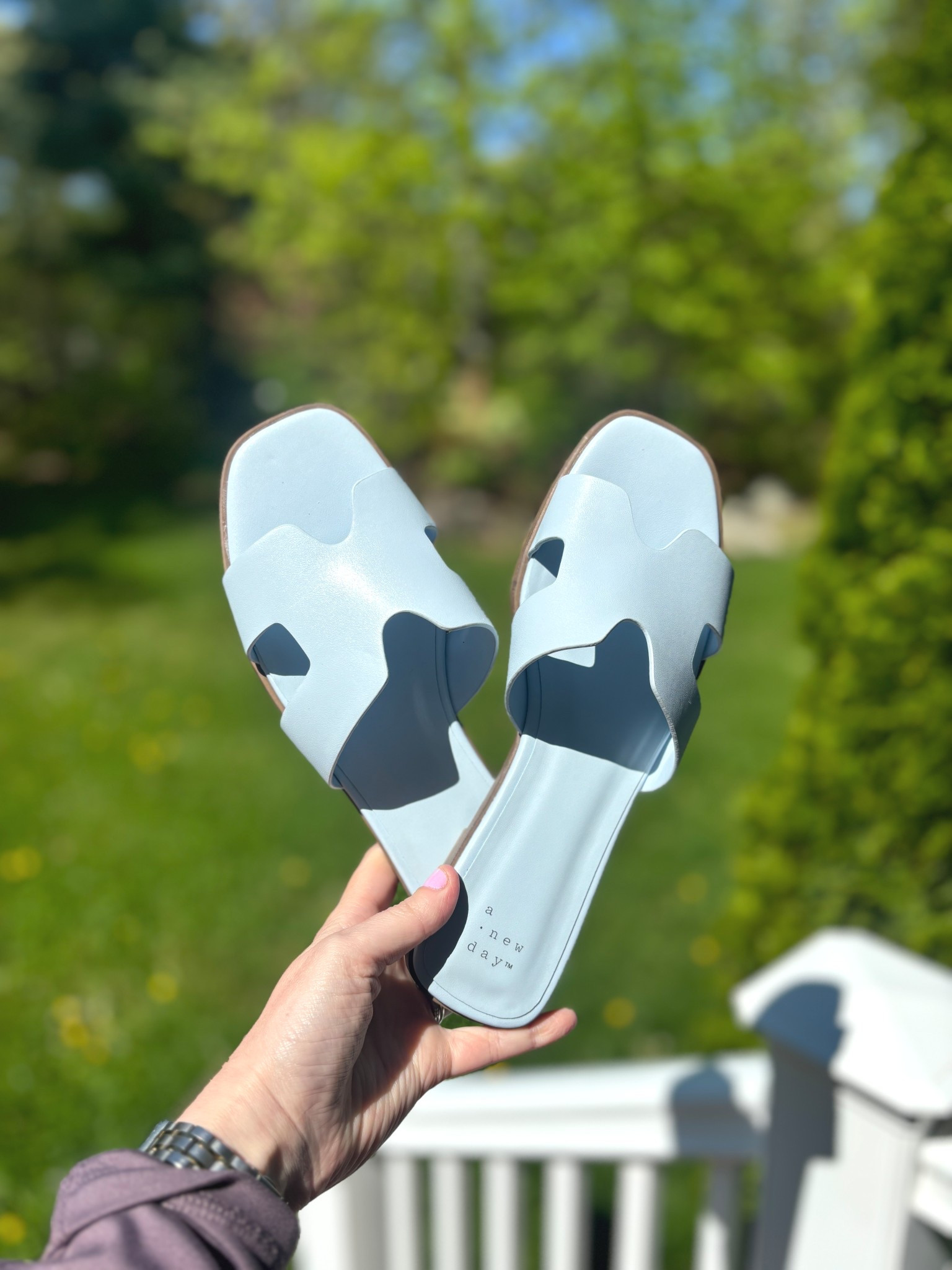 My go to summer sandals! Wore my pink one’s last summer and opted for the baby blue this year! #target #targetfinds

#LTKFindsUnder50 #LTKShoeCrush #LTKSeasonal