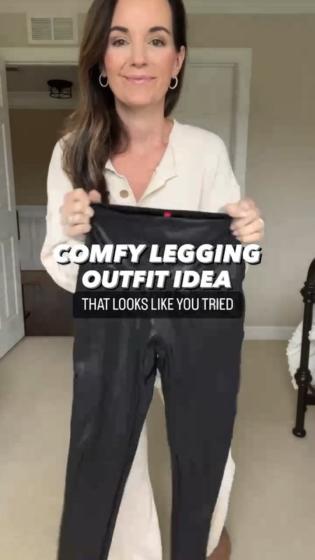Comfy Legging Outfit Idea That Looks Like You Tried 👏🏼  You can easily recreate this look with items you already own. I’ve linked my favorite leggings, perfect length white shirt and comfy boots.

#casual #leggings #outfitideas #casualstyle #comfyoutfit #comfy #legging 

#LTKfindsunder100 #LTKstyletip #LTKHoliday
