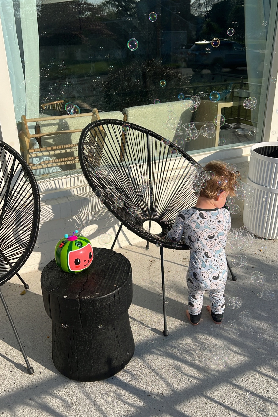 Bubble machine that Huddy loves! You can choose to put the music in our off. Really produces bubbles

Bubble machine, baby toys; toddler toys, outdoor kids activities, 

#LTKfamily #LTKkids #LTKbaby