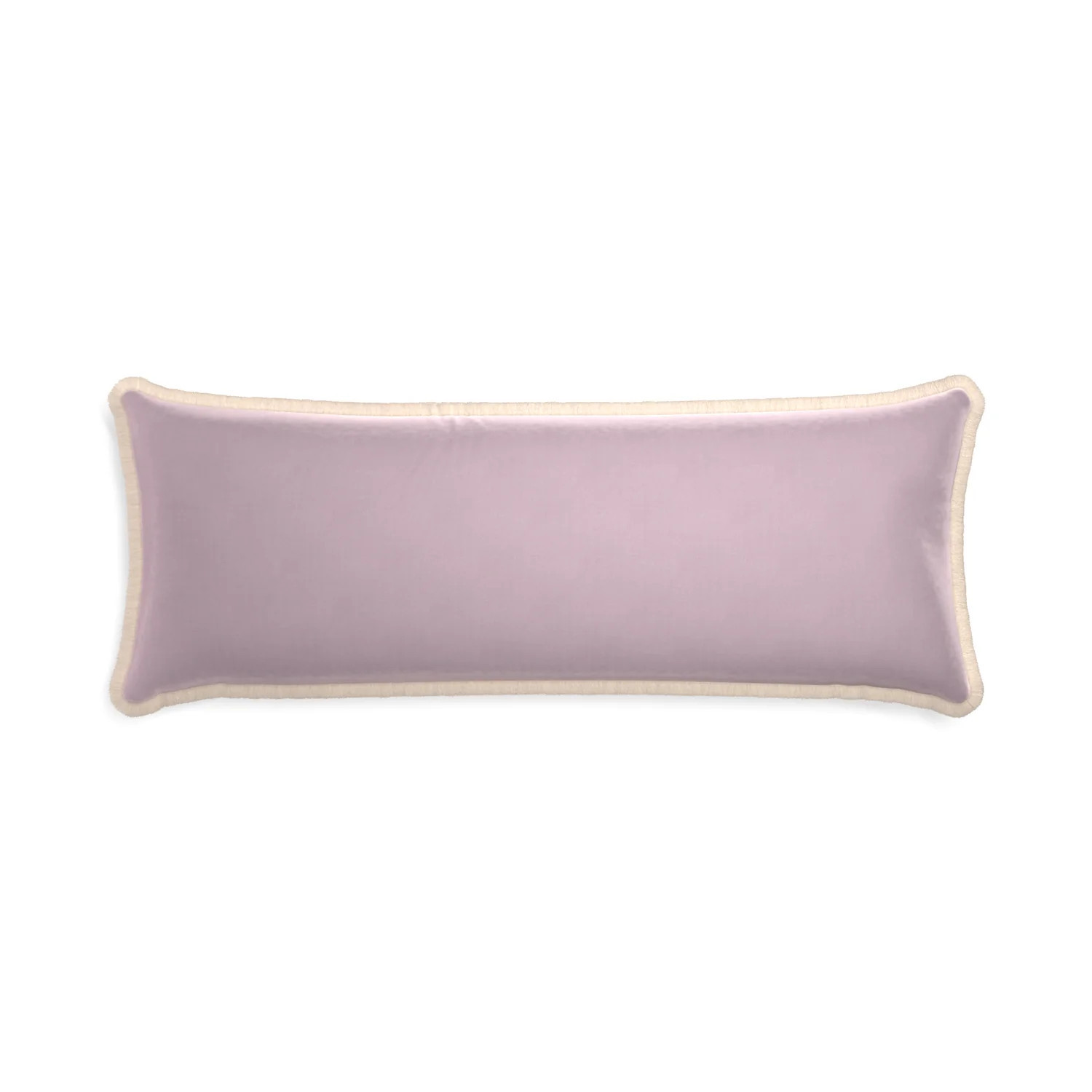 Lilac Velvet Pillow with Custom Trim Options | Pepper