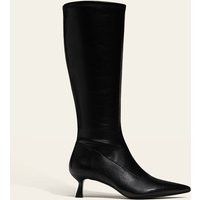 Stradivarius Knee-High Boots With Stiletto Heels Black 7 | Stradivarius (UK)