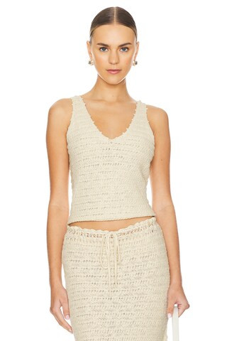 Matilde Top in Oat | Revolve Clothing (Global)