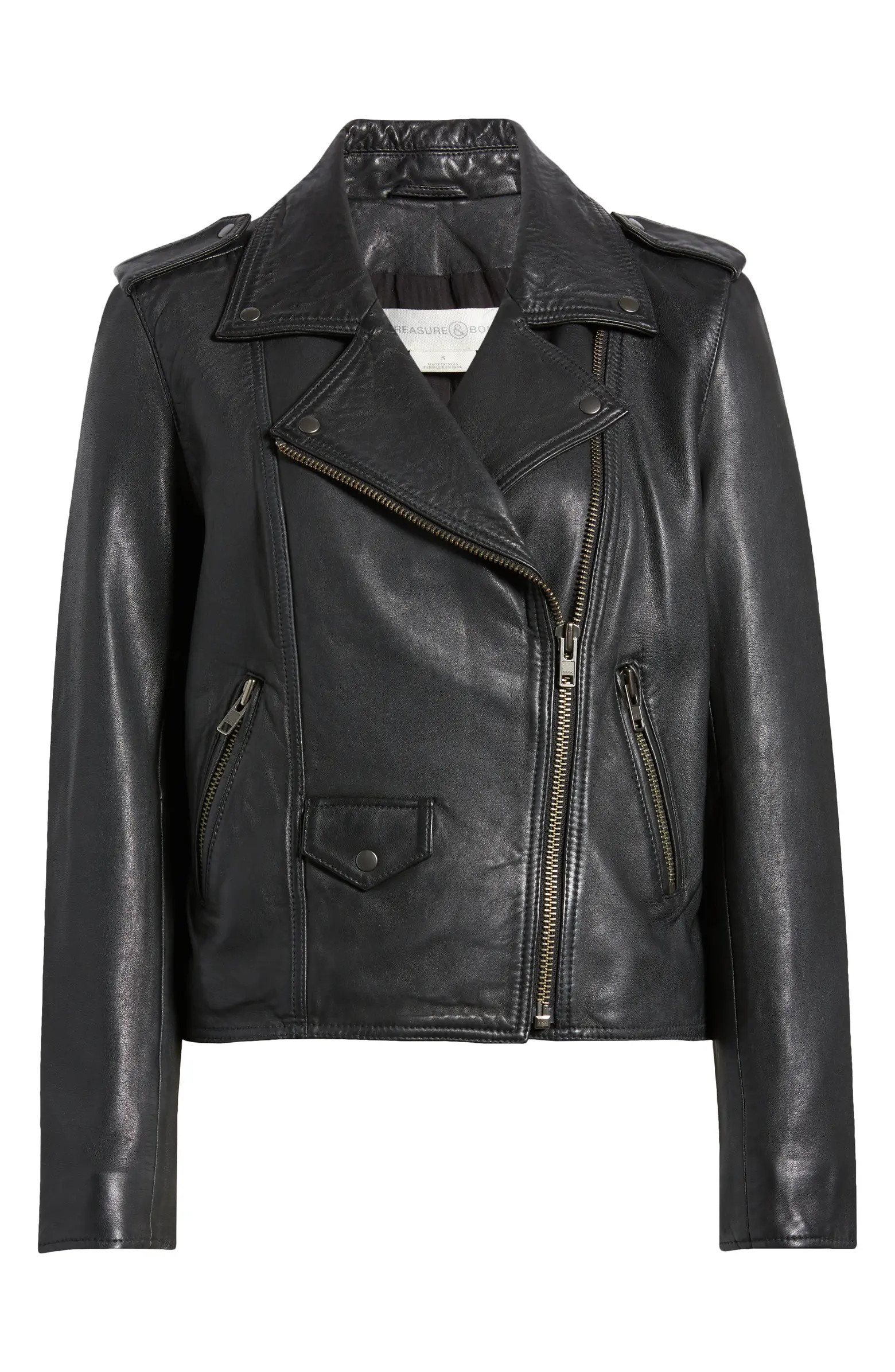 Treasure & Bond Leather Moto Jacket | Nordstrom | Nordstrom