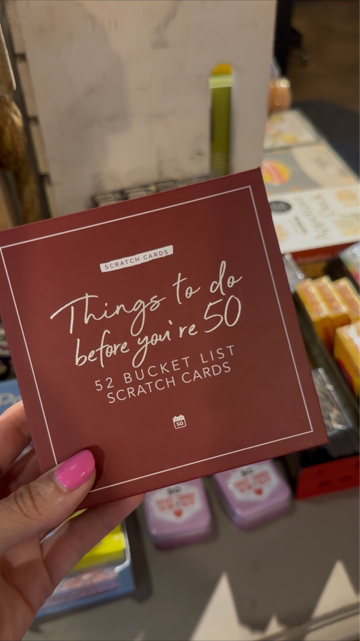 I spotted these and immediately thought… this is such a fun gift for yourself or your favorite adventure buddy! 🤍

If you’re ready to stop waiting for “someday,” these bucket list scratch cards are a fun way to start saying YES to new experiences. 

Every scratch-off is a new adventure waiting to happen!

Linked ⬇️

#LTKdayinmylife #LTKmomlife #LTKTravel