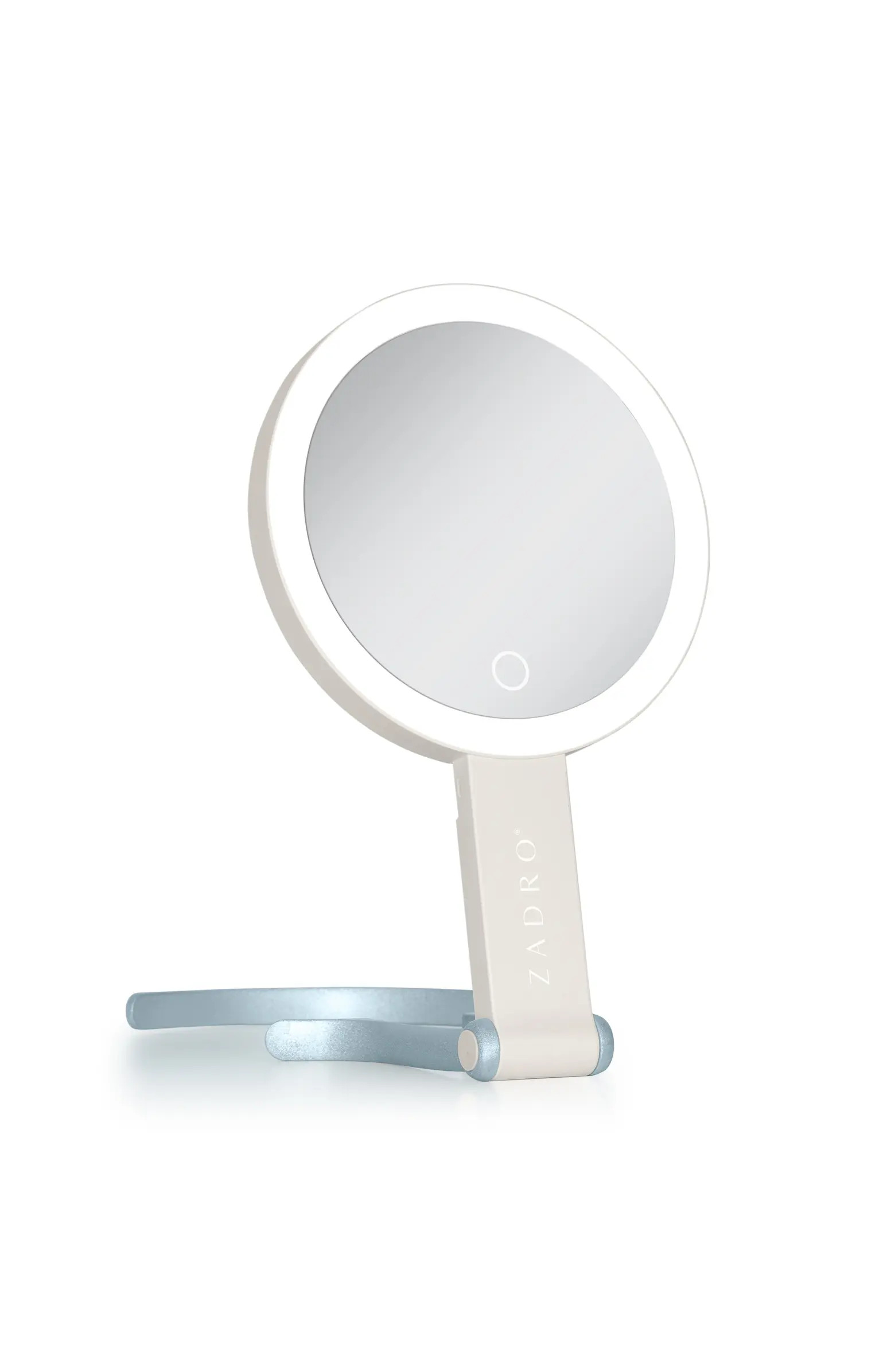 Multi-Position Lighted Travel Hand Mirror with 10X/1X Magnification | Nordstrom