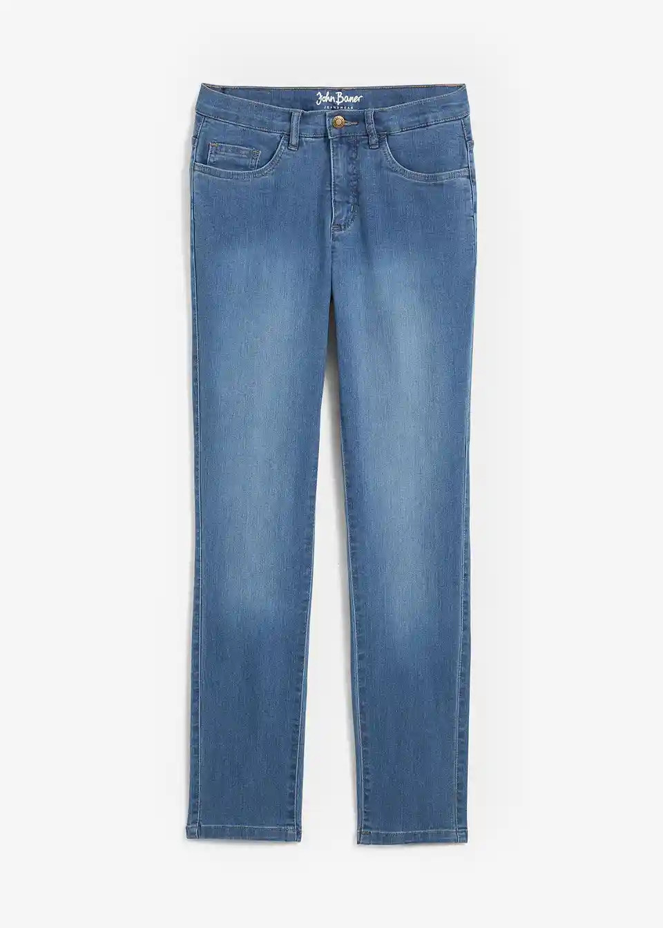 Straight Jeans Mid Waist, Stretch | Bonprix DE