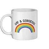 Gay Pride Coffee Mug | Rainbow Flag Mug | LGBT Mug | Gay Pride Gifts | Gift for Him | Christmas Gift | Amazon (US)