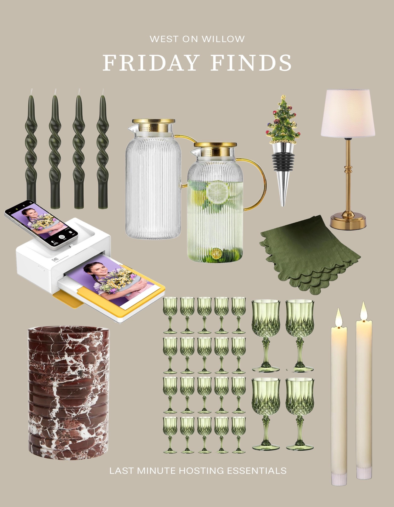 Last minute Christmas hosting essentials

#LTKHoliday #LTKGiftGuide