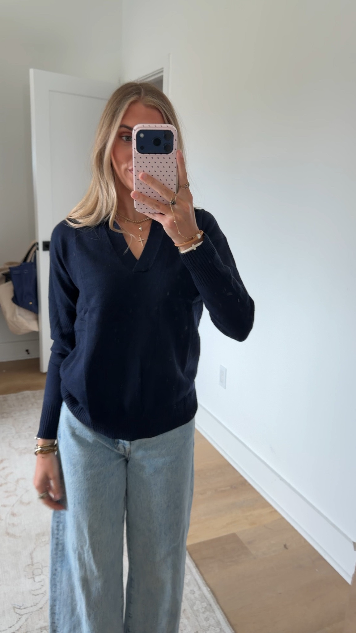 Amazon size small ANRABESS Women Polo V Neck Lightweight Fall Sweaters
Long Sleeve Collared Lapel Pullover，Basic Knit Business Casual Work Office Top，2026 Fall Fashion Outfits，Dressy Cute Clothing

#LTKootd #LTKSeasonal #LTKSaleAlert