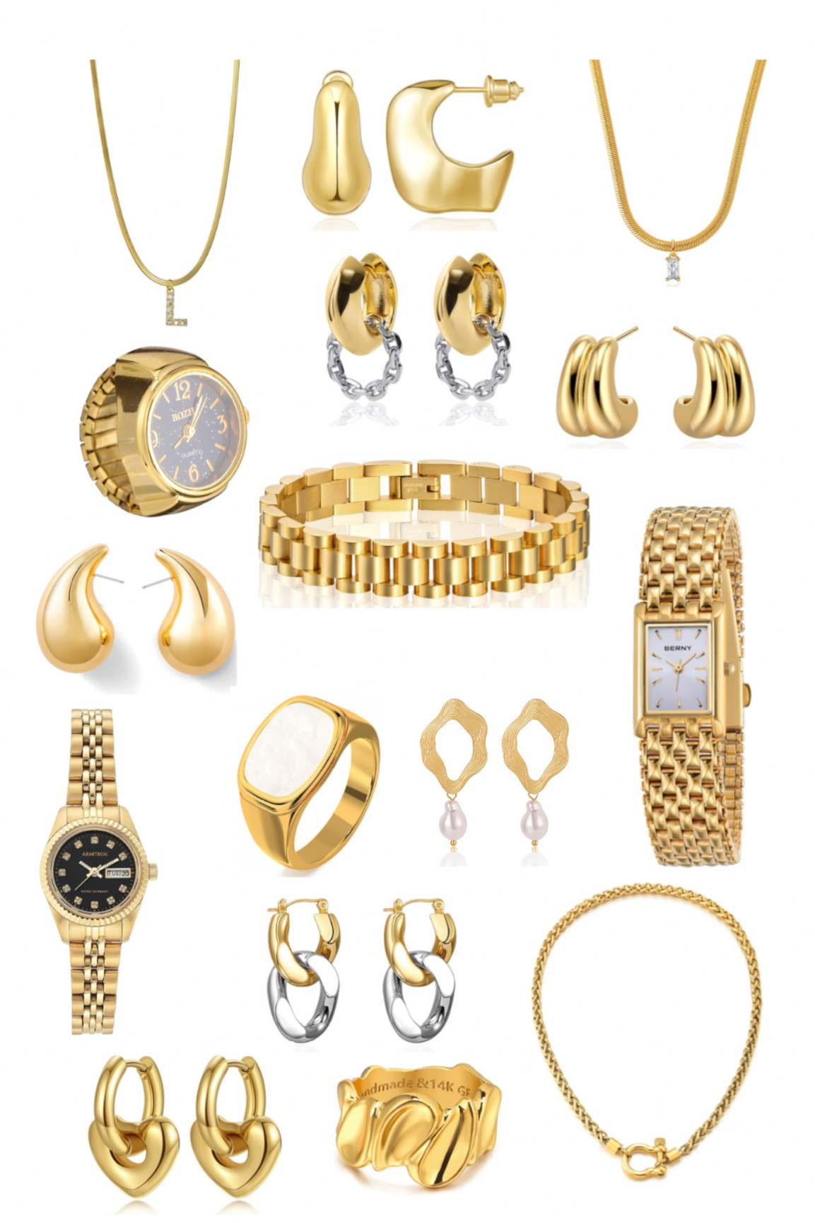 Amazon jewelry actually worth it #Amazonjewelry #goldjewelry #stockingstuffers #giftsforher #amazonjewelry 

#LTKGiftGuide #LTKCyberWeek #LTKfindsunder50