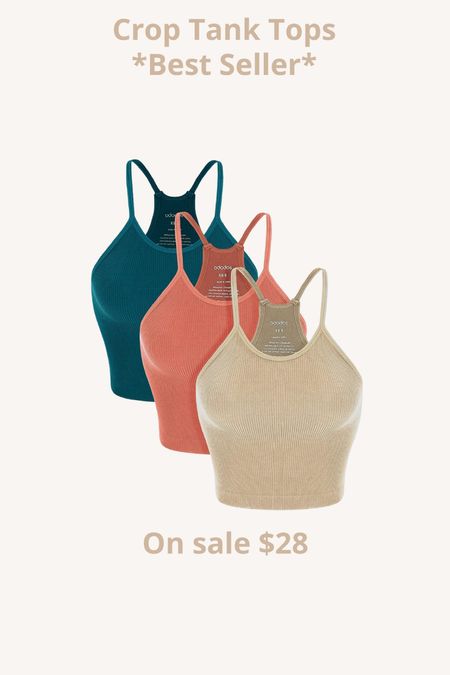 Amazon Find // Crop Tank Tops // Sale 

#LTKsalealert #LTKFind