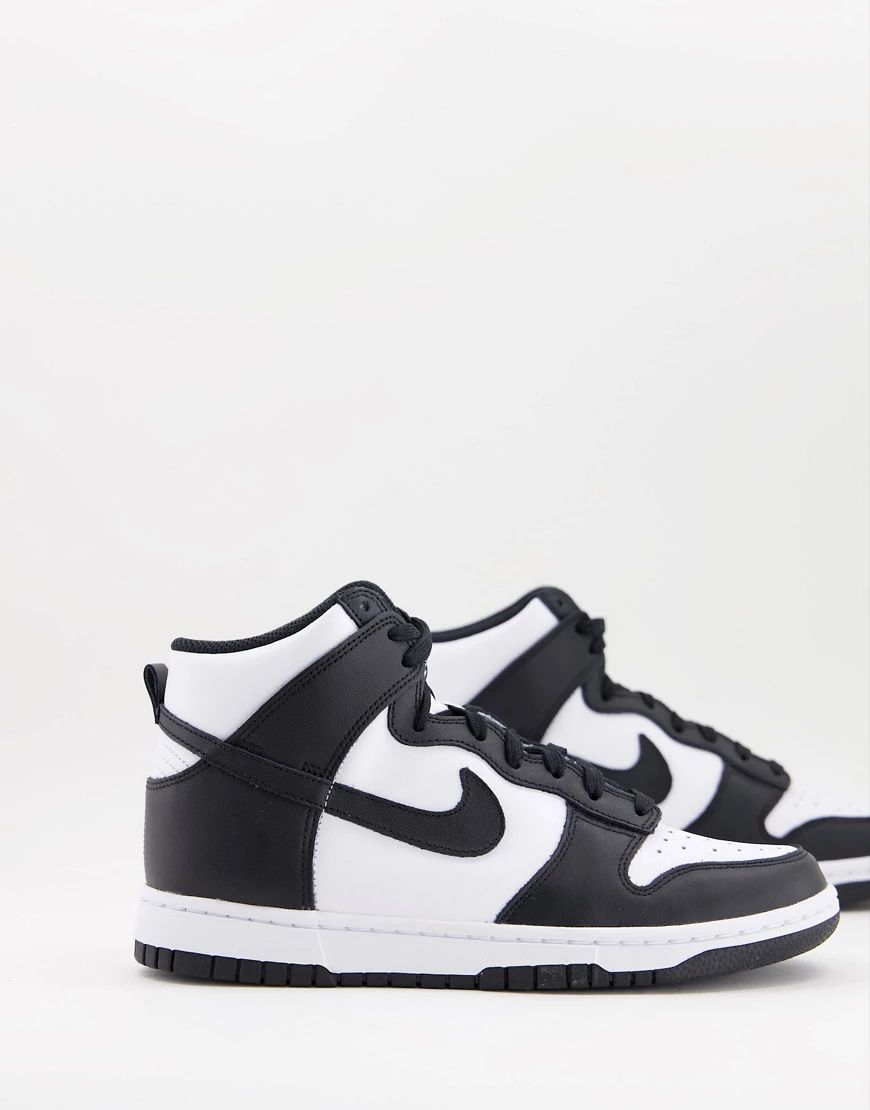 Nike Dunk High sneakers in white/black | ASOS (Global)