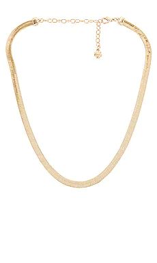 BaubleBar Gia Herringbone Necklace in Gold from Revolve.com | Revolve Clothing (Global)
