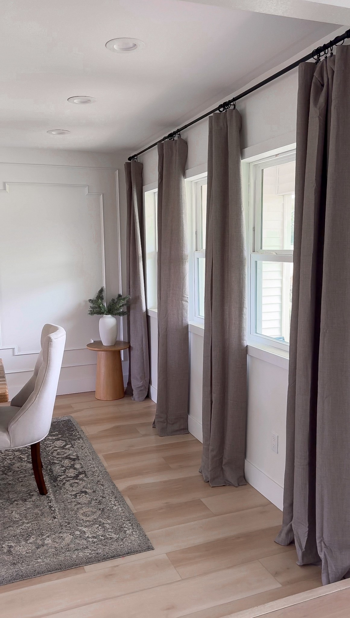 Fossil Grey Italian faux linen curtains 
#hodathome #halfpricedrapes 

#LTKHome #LTKStyleTip #LTKFindsUnder50